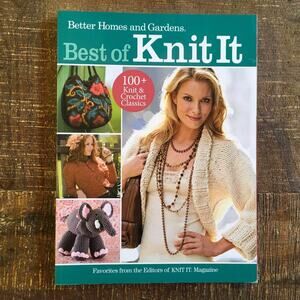 Better Homes and Gardens Best of Knit It 100+ Knit and Crochet Pattern Book